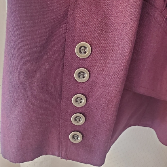 Styleworks blazer jacket business casual plus size 14 Burgundy. - Picture 7 of 16